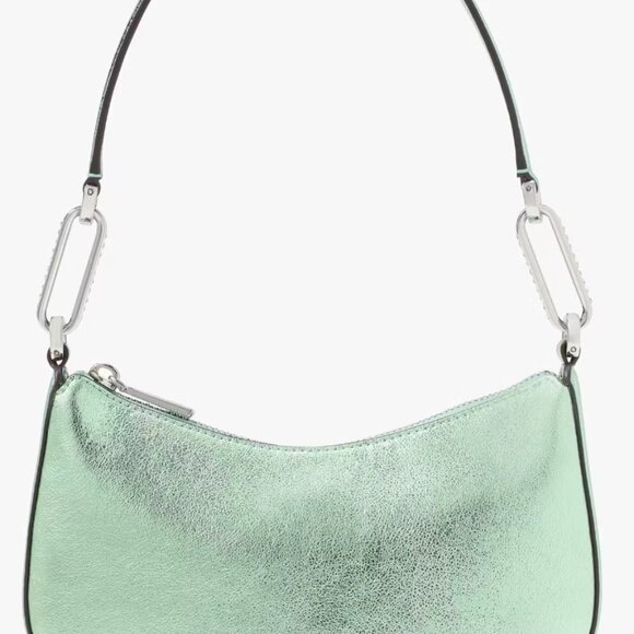 Kate Spade Nina Shoulder Bag Metallic leather Shoulder Bag KI947 - Seawater - Picture 12 of 13